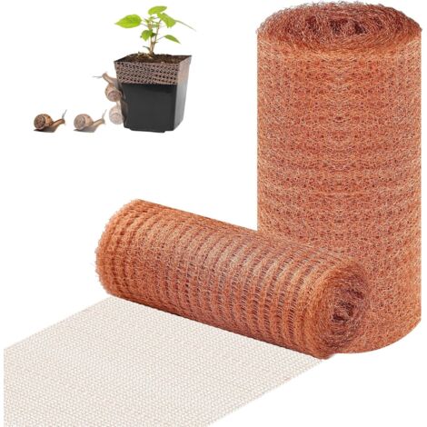 Maille De Cuivre Tricotée, 6 M * 12.7 Cm Maille Cuivre Contre Les Souris Escargots, Filet De