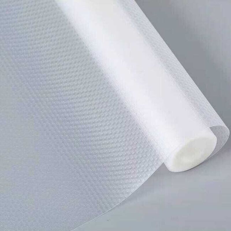 2 rouleaux de tapis de placard multi-usages, découpables, antidérapants pour cuisine, pour réfrigérateur, 30 x 150 cm