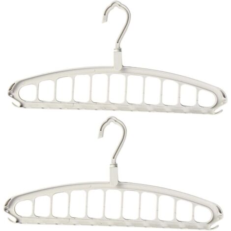 2 rutschfeste Kleiderbügel, Aufbewahrungskleiderbügel, faltbare Kleiderbügel, Wäscheleine, Kleiderbügel-Organizer für den Kleiderschrank, platzsparende Tricks für den Kleiderschrank.