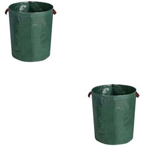 2 sacchi da giardino antistrappo da 200 litri (versione rinforzata 200 litri 56x80 cm)