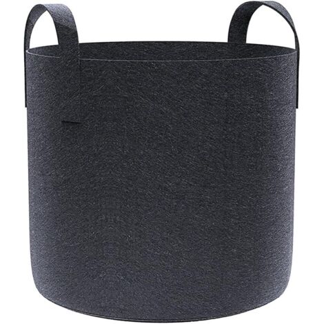 2 sacs de culture noirs non tissés pour pommes de terre et