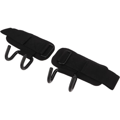 2 sangles de poignet ajustables en nylon et acier pour haltérophilie, musculation et fitness, ceinture de soutien renforcée
