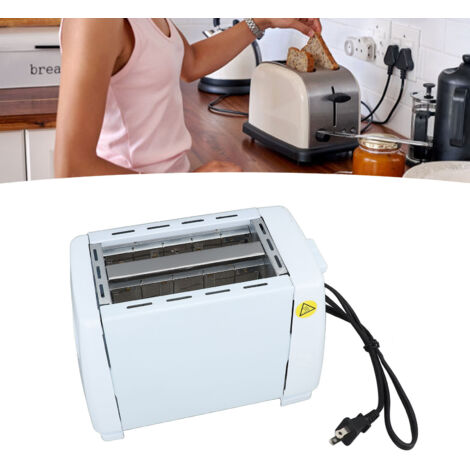 2-Scheiben-Toaster aus Edelstahl (700 W) mit 6 Temperaturstufen für Bagels, Sandwiches und Frühstück