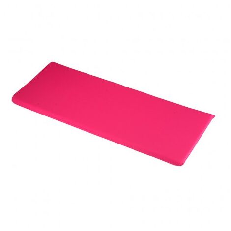 2 Seater Bench Outdoor Garden Furniture Cushion - L116 x W46 x H4 cm - Hot Pink