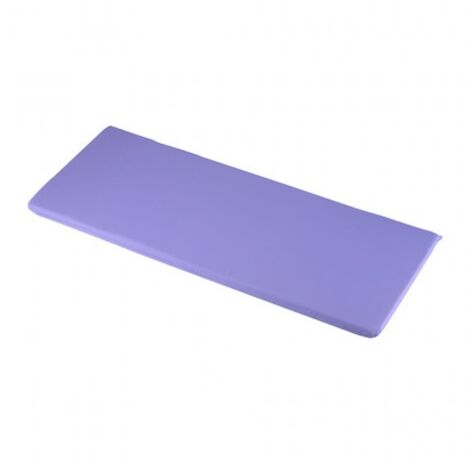 2 Seater Bench Outdoor Garden Furniture Cushion - L116 x W46 x H4 cm - Lilac