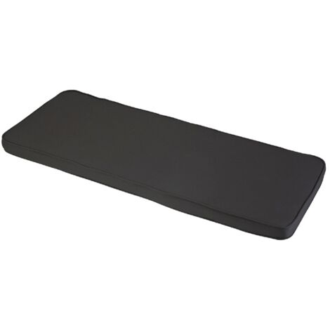 2 Seater Bench Outdoor Garden Furniture Cushion - L116 x W48 cm - Charcoal Grey