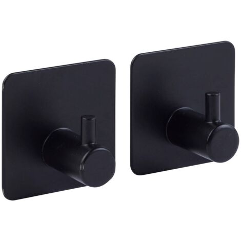 2 selbstklebende kleiderhaken stiky - 5five