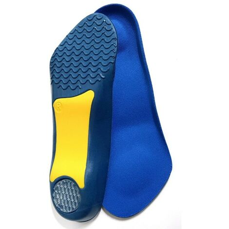 2 SEMELLES EN GEL ANTIBACTÉRIENNES POUR CHAUSSURES HOMMES ET FEMMES TAILLE 35 - 41