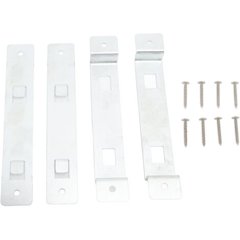 2 Set Bird House Hanger Bracket Galvanized Steel Bird House Mounting Bracket for Feeders Nest Boxes