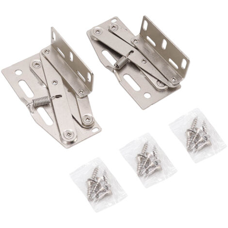 2 set cerniere per porte dell'armadio 45 gradi verso il basso cerniera a molla a forbice accessori hardware per mobili
