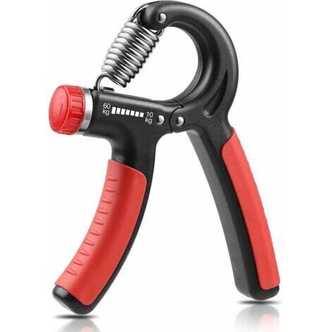 2 set di attrezzi per l'allenamento degli avambracci, con resistenza regolabile da 5 a 60 kg, per allenamento degli avambracci e della presa, con impugnature antiscivolo e rimovibili.