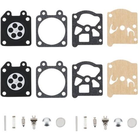 2 Set Réparation de Carburateur 1123-007-1061 Compatible avec STIHL 021 023 025 Compatible avec Walbro WT215 WT283 WT286 WT313 WT360 WT396