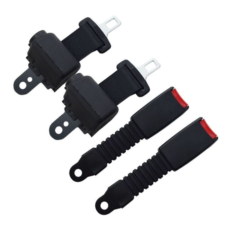 2 Set Universel 3 points réglable ceinture de sécurité véhicule Auto Voiture Van