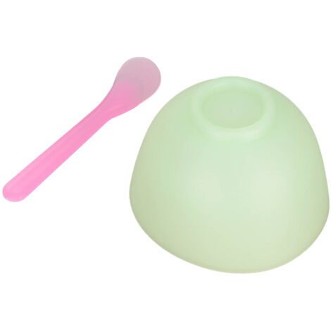 2 Sets d'Appareil de Masque Visage en Gel de Silicone Réutilisable, Nettoyable et Voyage pour Soin Cutané Maison
