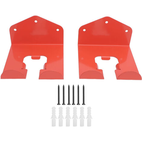 2 Sets Garage Trimmer Rack Thickened Stainless Steel Strong Load Bearing Garden Power Tool Hanger