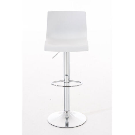 2 Sgabelli Alti HOVER in Polipropilene bianco