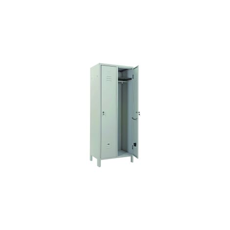 2-Sitzer-Ankleideschrank mit Lock-in-Kit