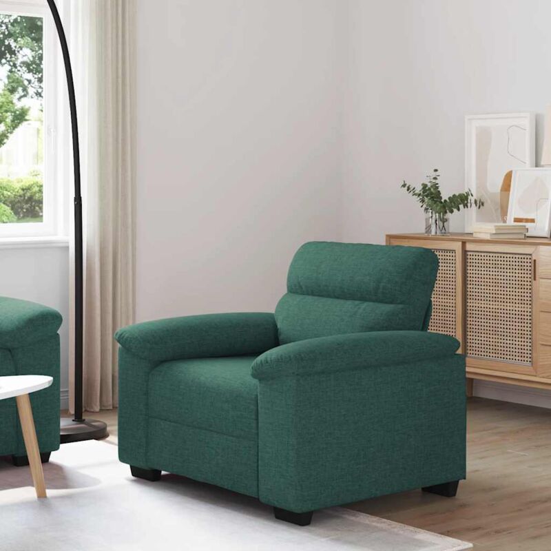 Sessel Dunkelgrün 60 Cm Stoff Vidaxl