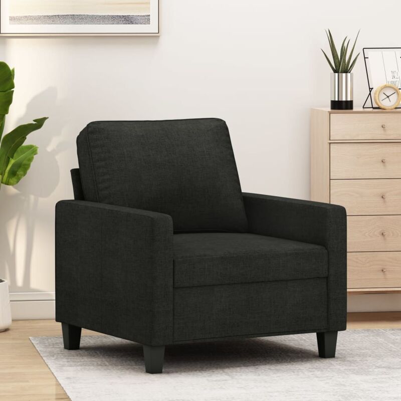 Sessel Schwarz 60 Cm Stoff Vidaxl