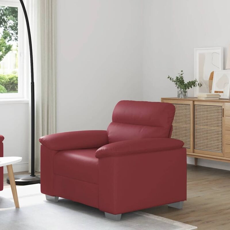 Sessel Weinrot 60 Cm Kunstleder Vidaxl