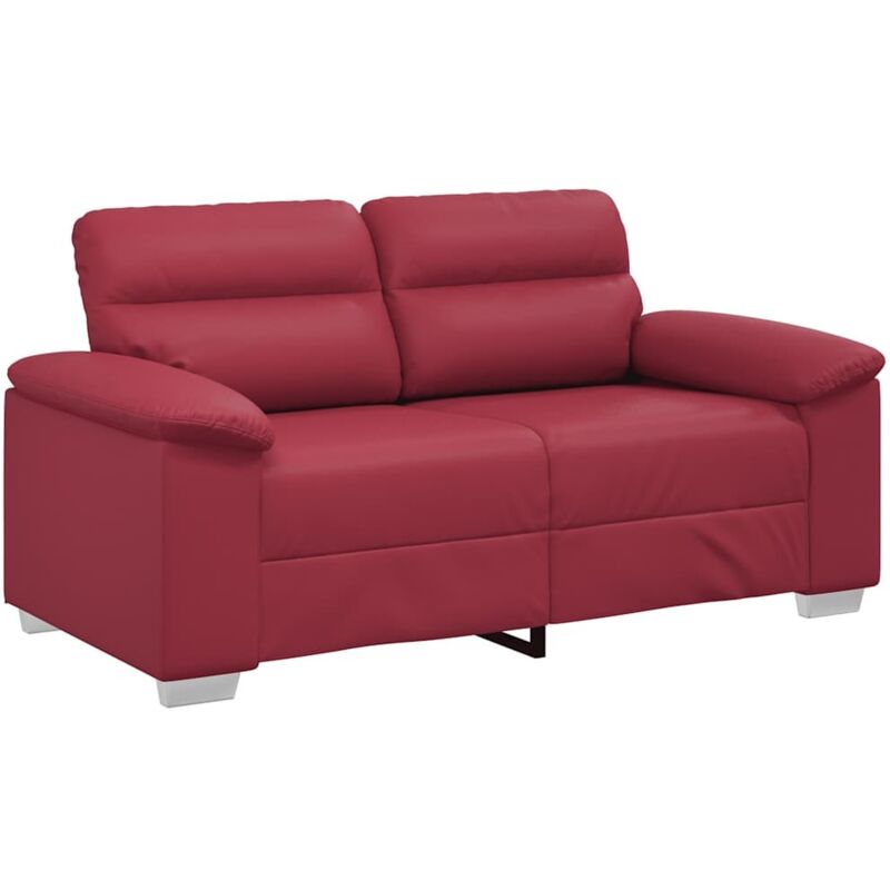 2-sitzer-sofa Weinrot 120 Cm Kunstleder Vidaxl