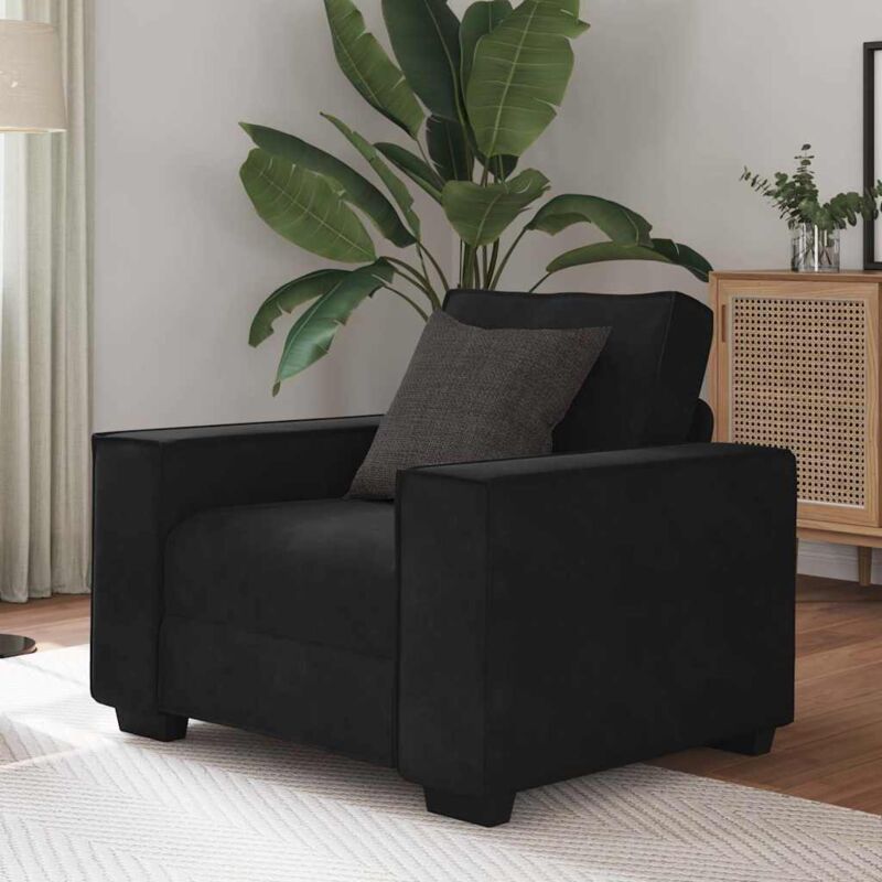 Sessel Schwarz 60 Cm Samt Vidaxl