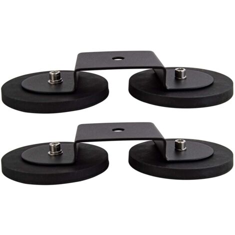 2 soportes magnéticos resistentes, base magnética con ventosa para barras LED, luces de trabajo LED, para coches, todoterrenos, tractores, SUV y 4x4 (modelo A).