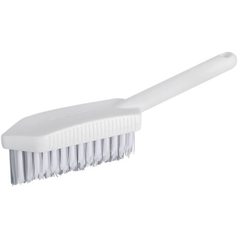 2 spazzole per pulizia v per pavimenti e fughe Spazzola ergonomica per intonaco per bagno, cucina e lavanderia Strumento per rimuovere sporco e residui
