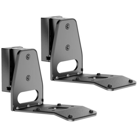 2 staffe per altoparlanti per sonos era 300 carico: 5 kg, contenuto: 2 pezzi, inclinabili e ruotabili, nero
