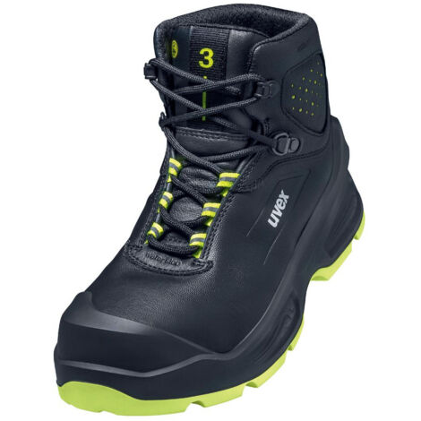 2 Stiefel S3 schwarz, orange Weite 11  6872245