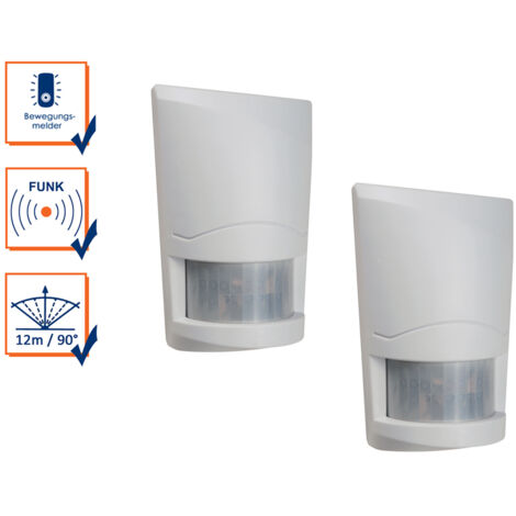 2 Stk. Bewegungsmelder 12m/90° ELRO AG4000 Alarmsystem mit Wählgerät Überwachung