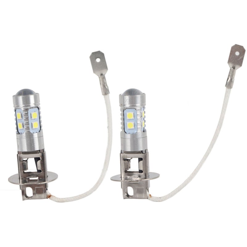 Image of 2 Stück Auto 50W 6000K-6500K Umwandlung LED-Scheinwerfer-Nebelscheinwerferlampe (weißes Licht)