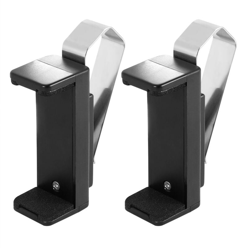Image of 2 StüCk Auto SchlüSsel Garagen Remoter Halterung Sonnen Blende Clip Halter Befestigungs Schwarz