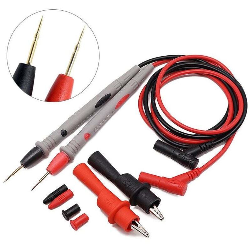 Image of Jalleria - 2 Stück Digital-Multimeter Lead Probe Tester Kabel 1000 v 20 a