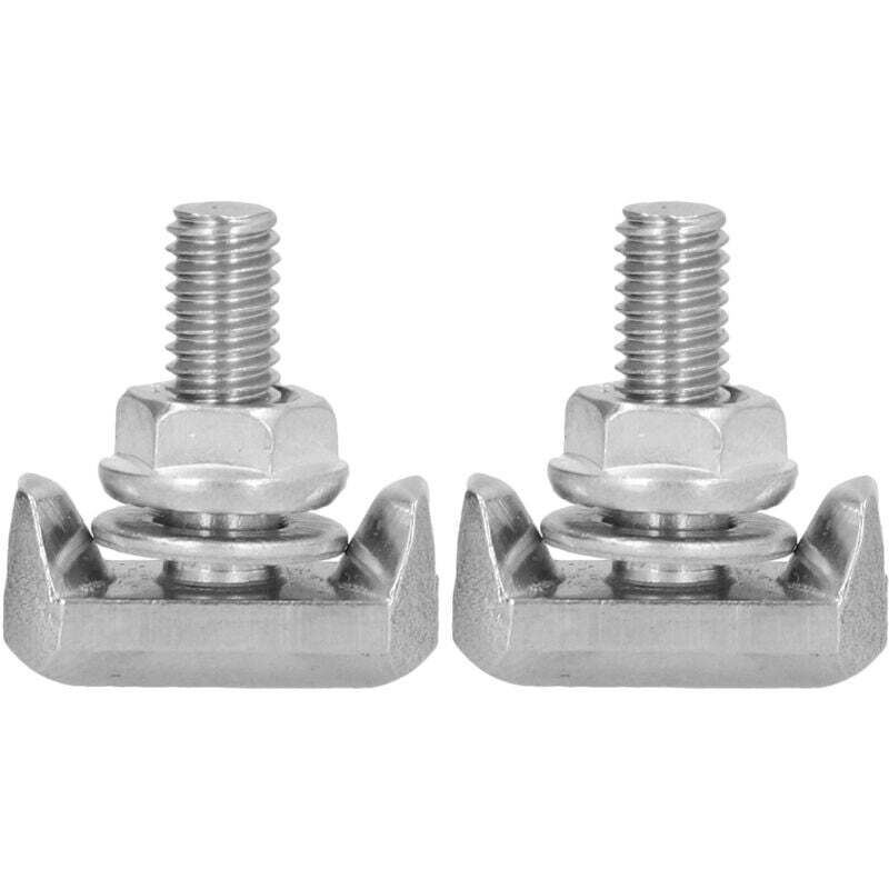 Image of 2 Stück Edelstahl-Autobatterieklemmen-T-Bolzen 19116852 Ersatz für Chevrolet