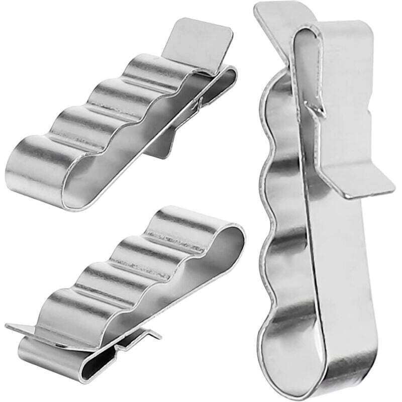 Image of Aiperq - 2 Stück Motorrad-Lenker-Rückspiegelhalterungsklemmen φ22mm