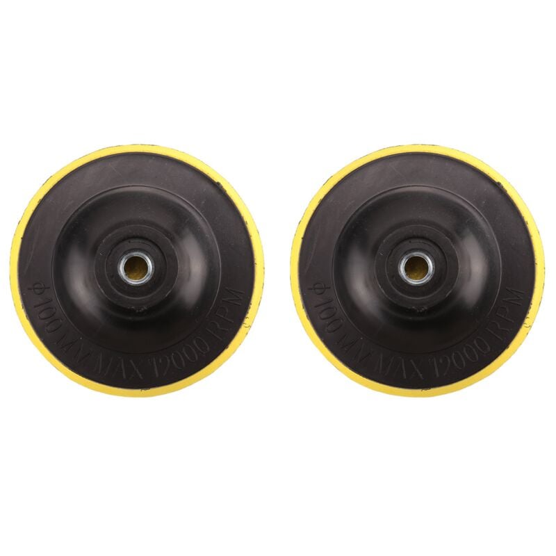 Image of 2 stücke 100mm Polierer Bonnet Pad Winkelschleifer rad Polieren Sandpapierscheibe