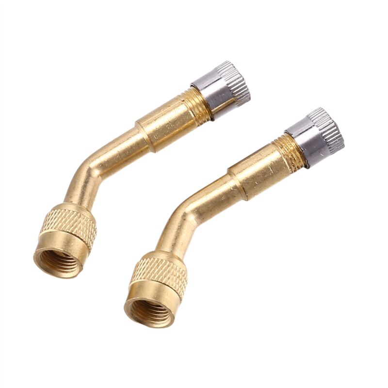 Image of Tlily - 2 StüCke 135 Grad Luftreifen VentilverläNgerung Adapter Langen Schaft für Motorrad Autos