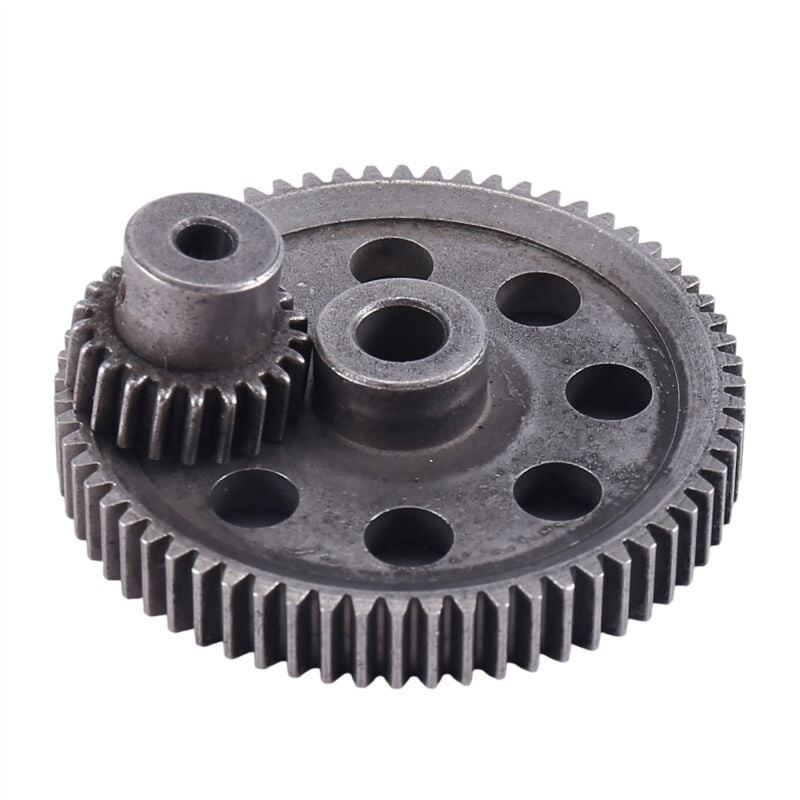 Image of 2 StüCke (21 t + 64 t) 11184 & 11181 Differential Metall Haupt Zahnrad Motor 21