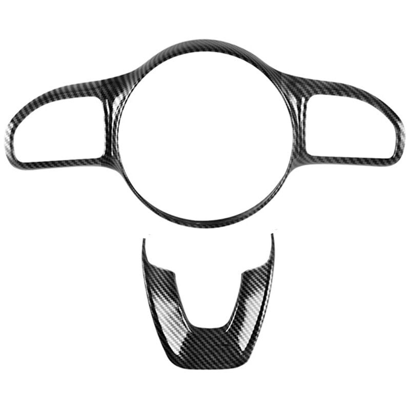 Image of Tlily - 2 StüCke Auto Lenk Rad Knopf Rahmen Aufkleber für W177 W205 W213 Sport Edition 2019-2020
