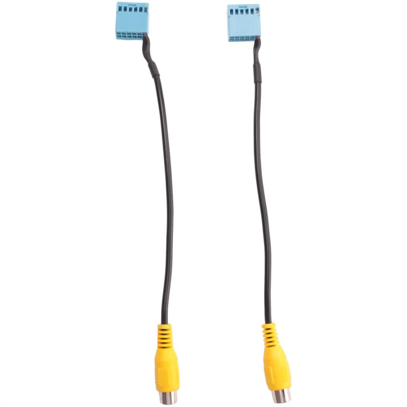Image of Tlily - 2 StüCke Auto RüCkfahrkamera Cinch Video Konvertierungskabel FüR-MIB Golf RCD330 RCD330G