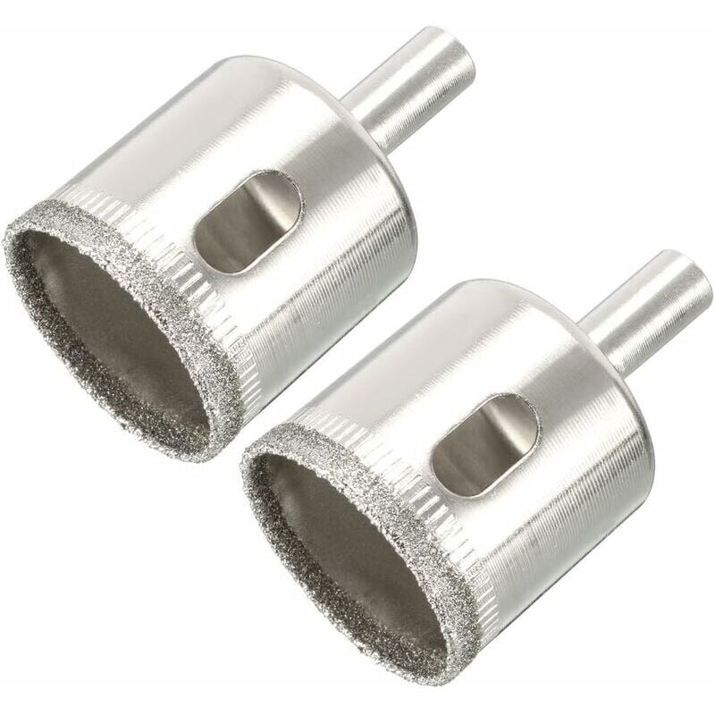 Image of SNQ - 2 stücke Diamant Kern Bohrer Loch Säge für Keramik Marmor Glas Fliesen 30mm