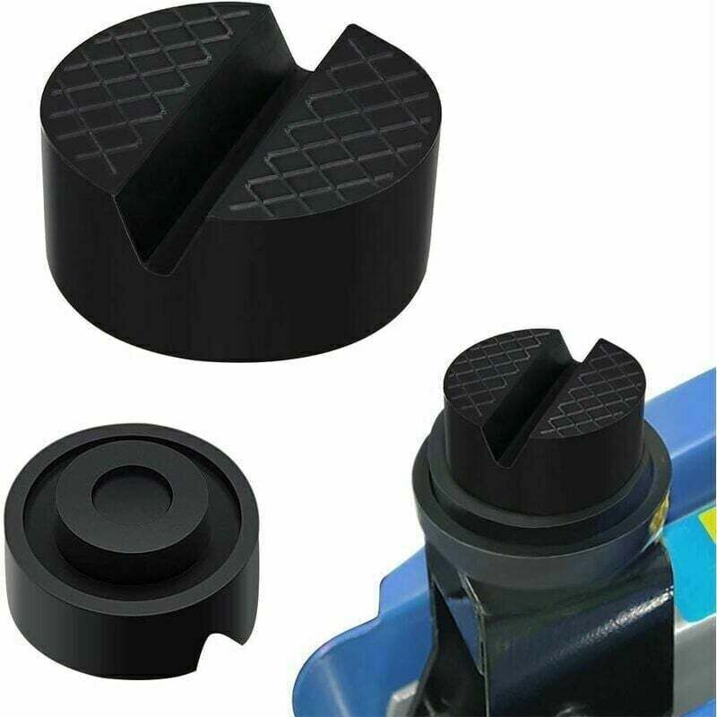 Image of 2 pezzi Universal Car Jack Rubber Support Block Idraulico Concavo Supporto in Gomma Blocco