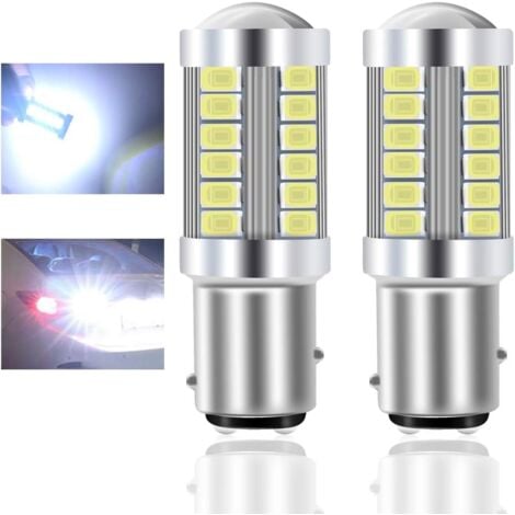 2 Stück 1157 BAY15D LED Autobirne weiß 900LM superhelles LED Rückfahrlicht 12V Ulisem