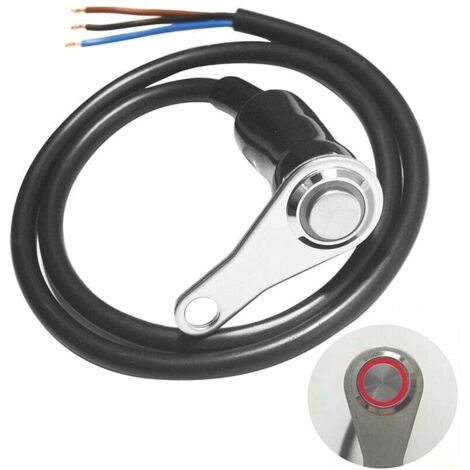 2 Stück 12 V LED Motorrad Ein-Aus-Schalter Nebelscheinwerfer Lenker verstellbare Halterung wasserdichter Schalterknopf – 22 mm (7/8 Zoll)
