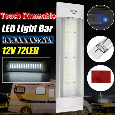 120 LED Universal Lichtleiste 12V LED Lichtleiste Innenbeluchtung für den  Innenbereich 12 Volt Led Lampen für Van Wohnmobil LKW Camper Boot mit