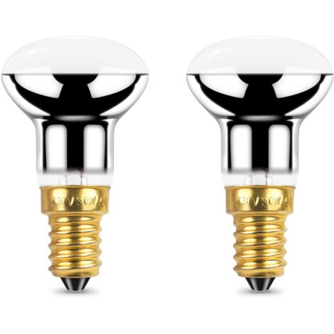 2 Stück 30 W E14 SES Edison Lavalampe Reflektorbirnen Warmweiß 2700 K 250 Lumen