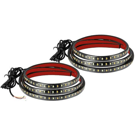 2 Stück 48 Zoll 120 cm Auto-LED-Lichtleiste 144 LED-Pickup-Lichtleiste LKW-Bremsstreifen-Pickup-LED-Lichtleiste