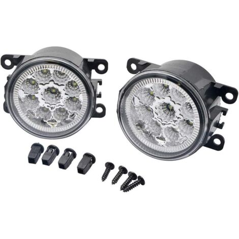 2 Stück 9 LED-Nebelscheinwerfer für F0rd Firesta MK6 MK7