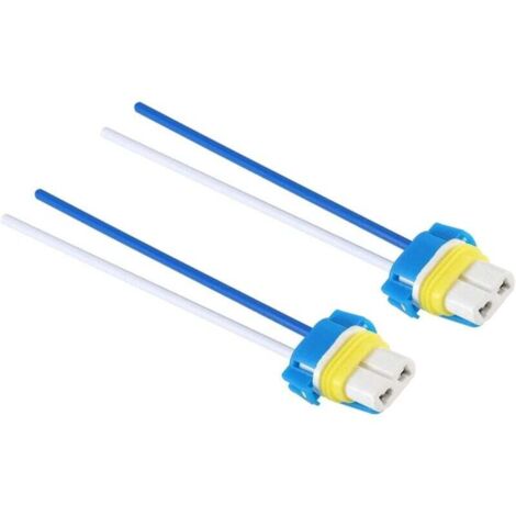 2 Stück 9005 9006 HB3 HB4 Keramik-Buchsenadapterkabelbaumstecker für Nebelscheinwerfer